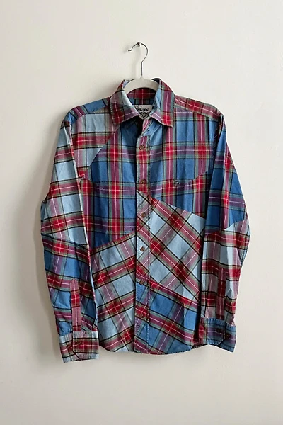 Vintage Vivienne Westwood Patchwork Plaid Fitted Shirt
