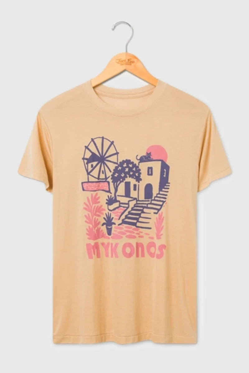 Junk Food Mykonos Vintage Tissue Tee