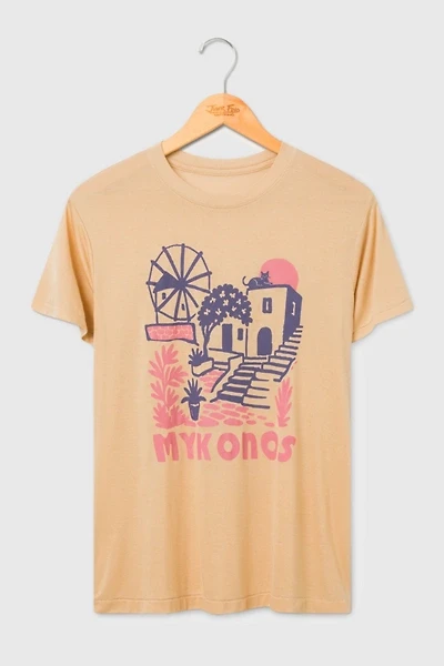 Junk Food Mykonos Vintage Tissue Tee
