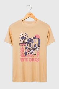 Junk Food Mykonos Vintage Tissue Tee