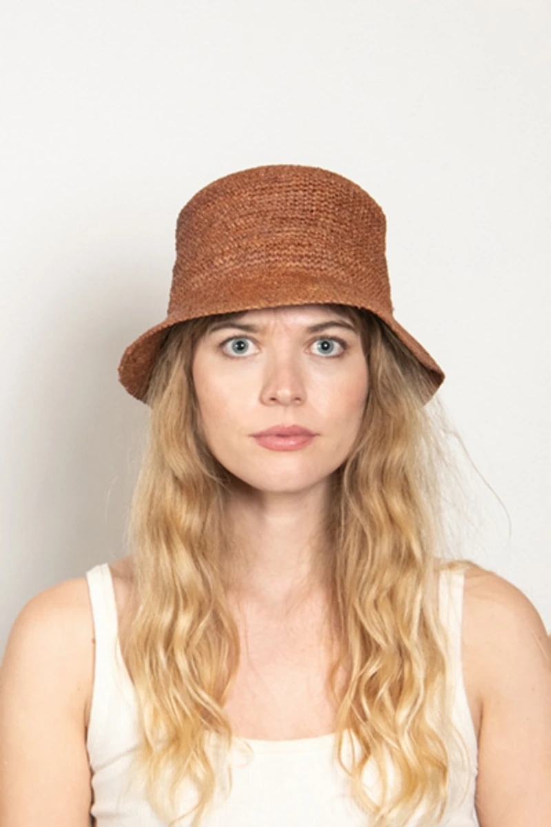 Wyeth Aden Raffia Bucket Hat