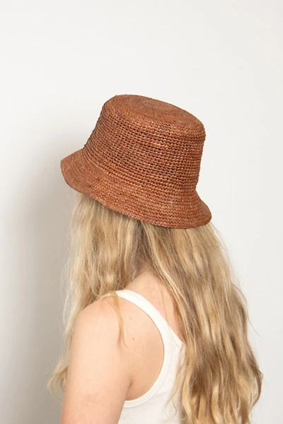 Wyeth Aden Raffia Bucket Hat