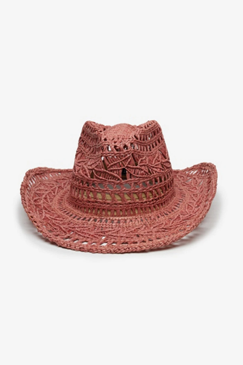 Wyeth Rocky Raffia Straw Cowboy Hat