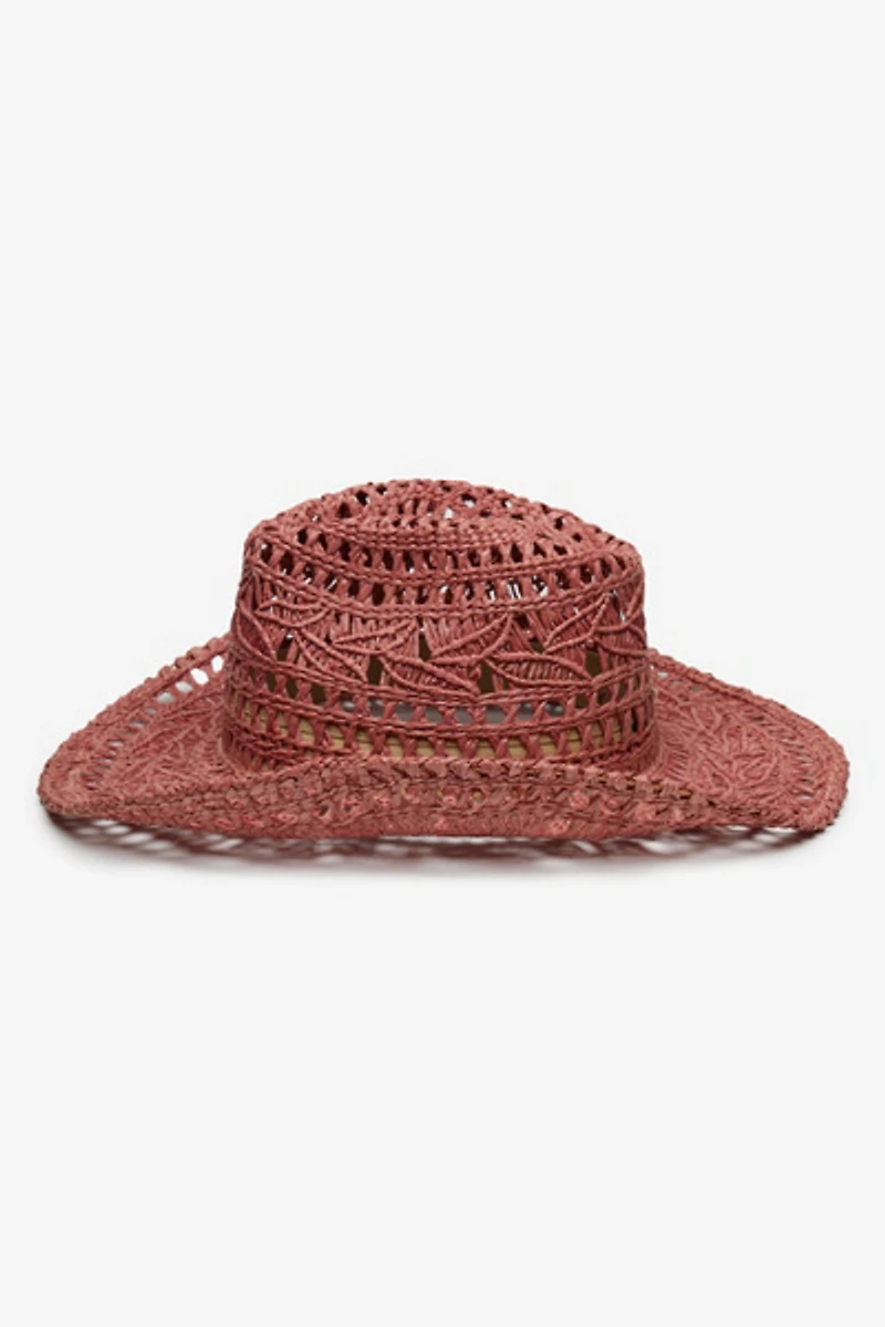 Wyeth Rocky Raffia Straw Cowboy Hat