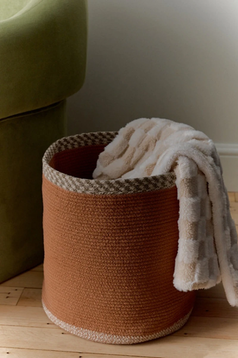 Lorena Canals X Smallable Nell Braided Cotton Storage Basket