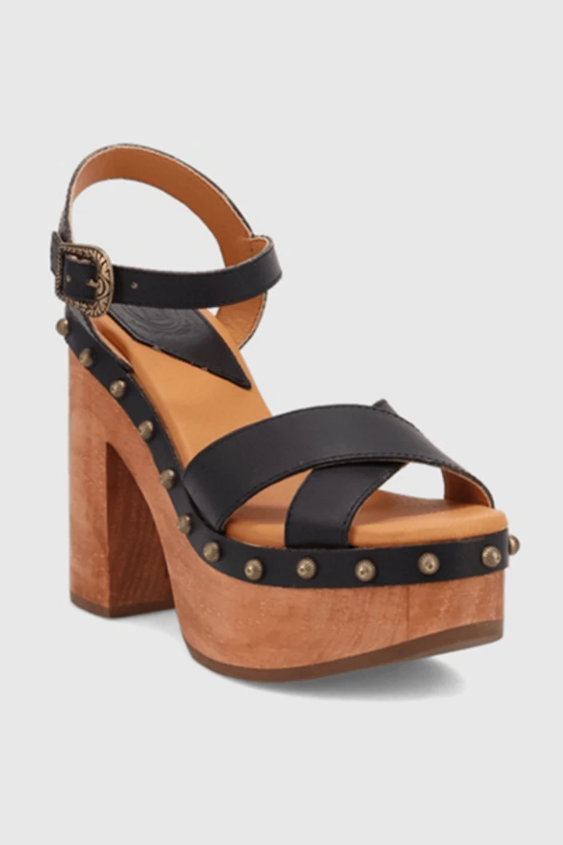 Dingo Lotus Wooden Platform Sandal