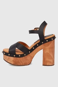 Dingo Lotus Wooden Platform Sandal