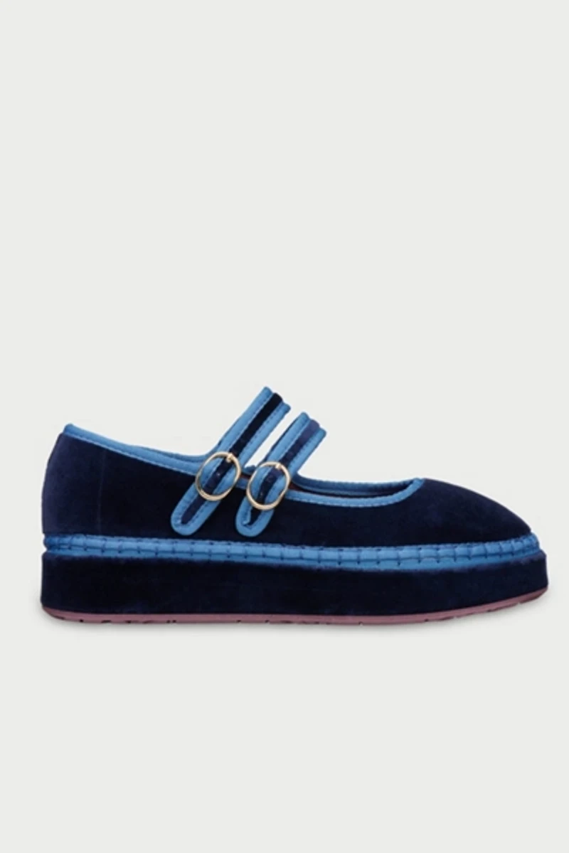 Flabelus Women's Claire Double Mary Janes