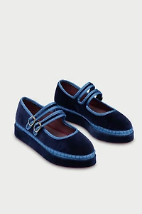 Flabelus Women's Claire Double Mary Janes