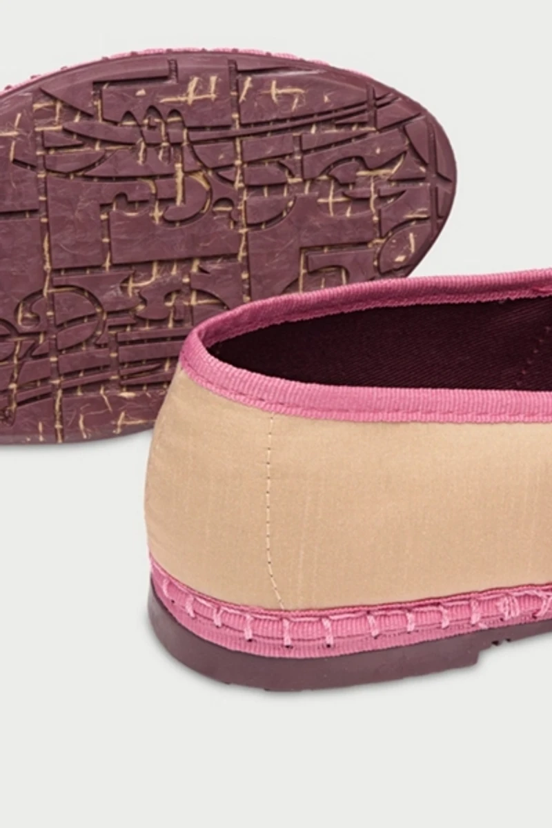 Flabelus Women's Linen Claire Mary Janes