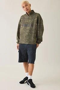 Puma Sports Allover Camo Quarter-Zip Sweatshirt