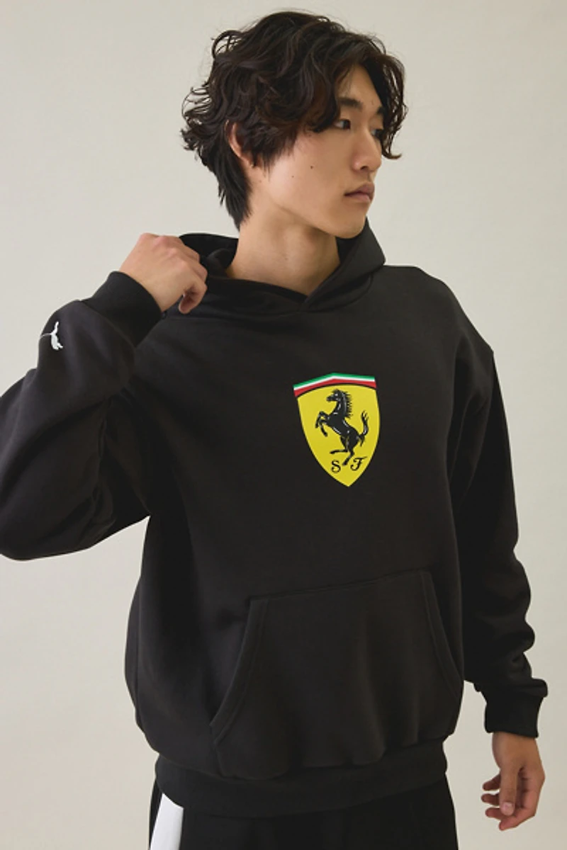 Puma Scuderia Ferrari Shield Graphic Hoodie Sweatshirt