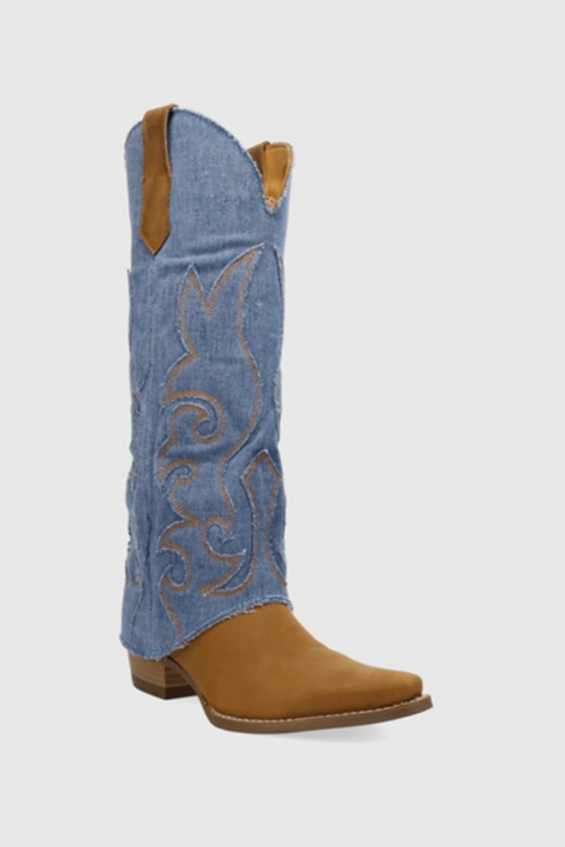 Dingo Blue Jean Baby Leather Cowboy Boot