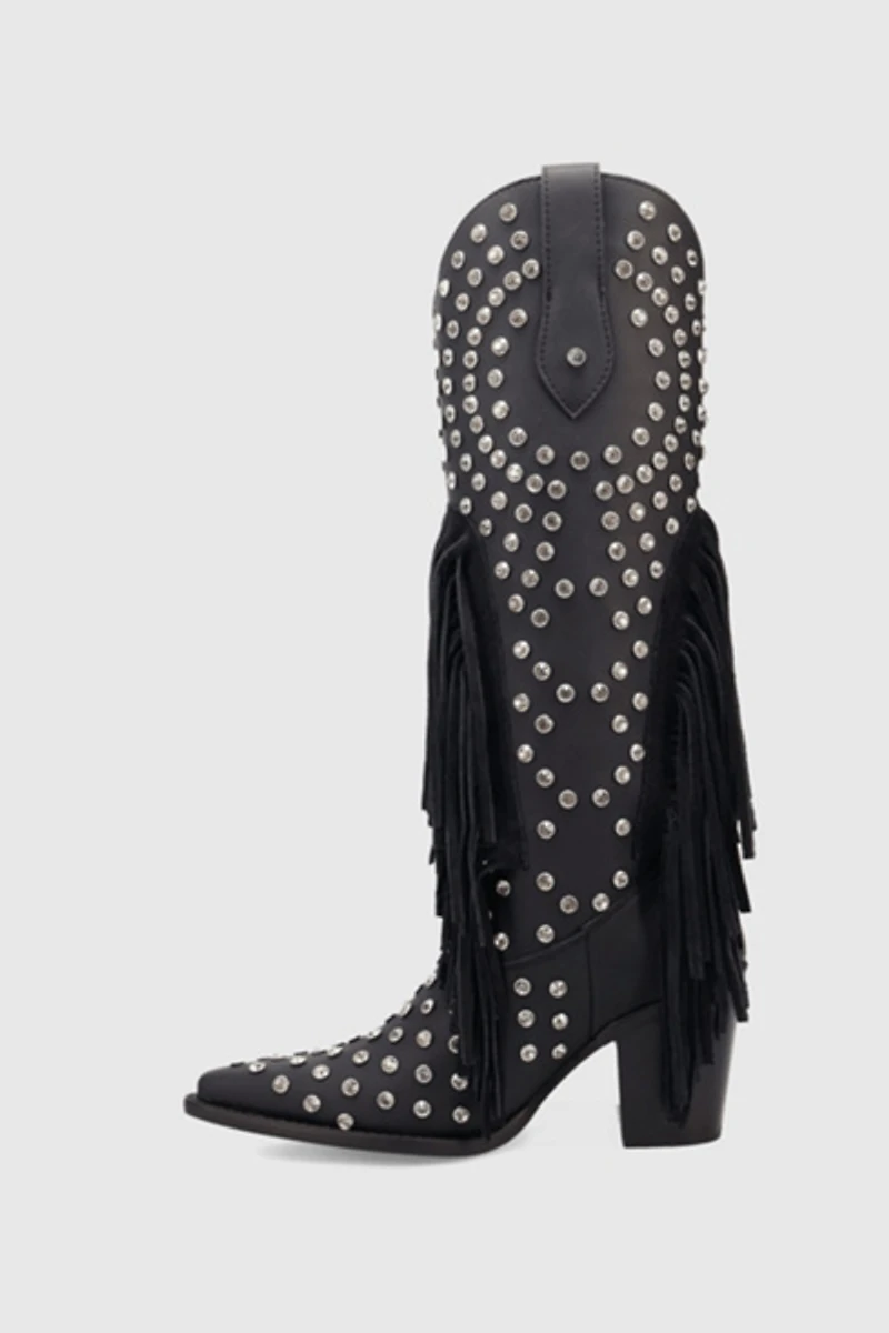 Dingo Show Pony Leather Fringe Cowboy Boot