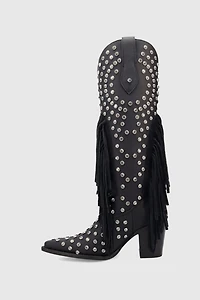 Dingo Show Pony Leather Fringe Cowboy Boot