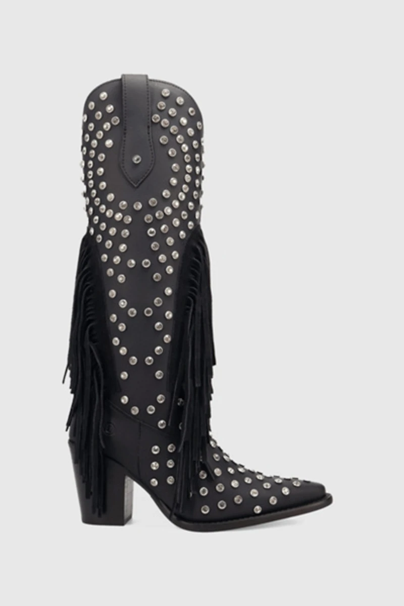 Dingo Show Pony Leather Fringe Cowboy Boot