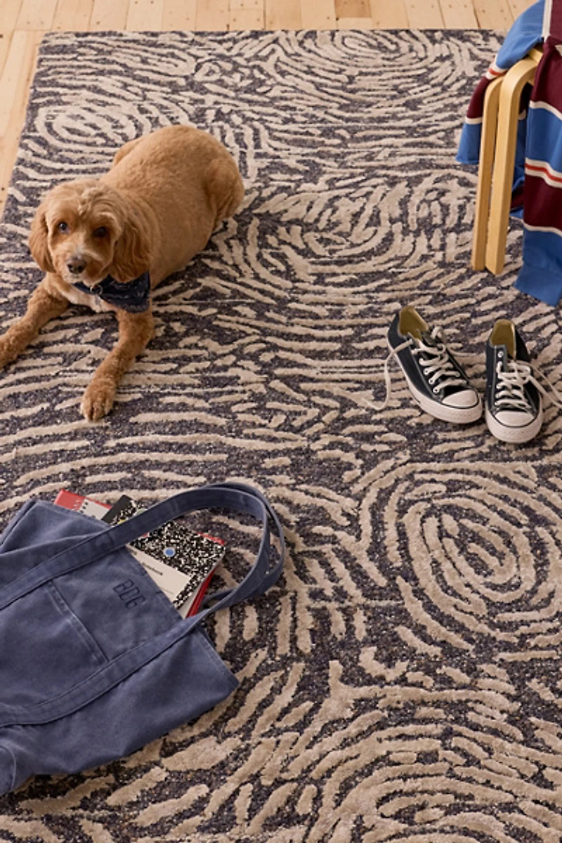 Atlas Swirl Hand-Tufted Rug