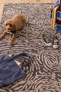 Atlas Swirl Hand-Tufted Rug
