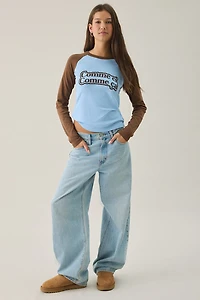 Comme Ci Ça Graphic Raglan Long Sleeve Tee