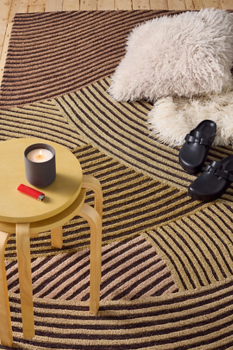 Knox Waves Hand-Tufted Wool Rug