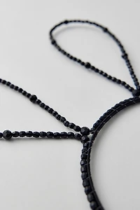 Beaded Bunny Ears Headband