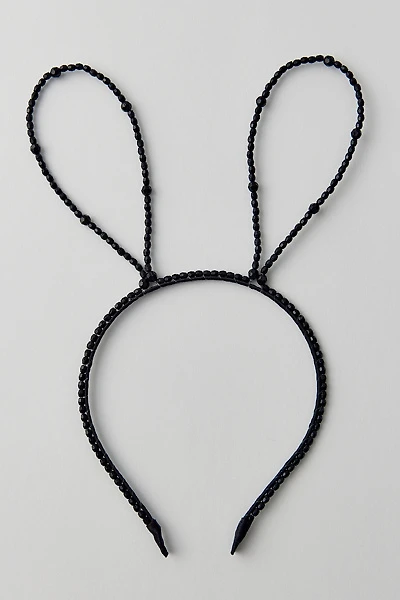 Beaded Bunny Ears Headband