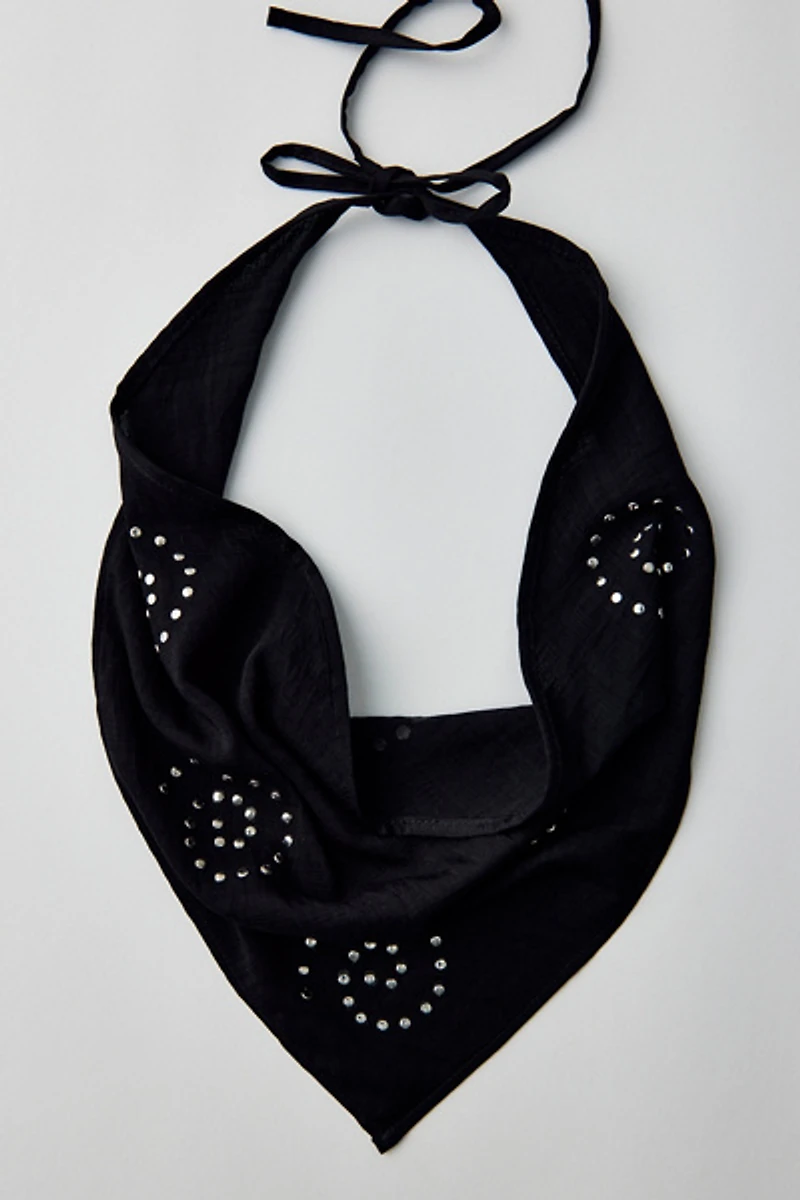 Swirl Studded Headscarf