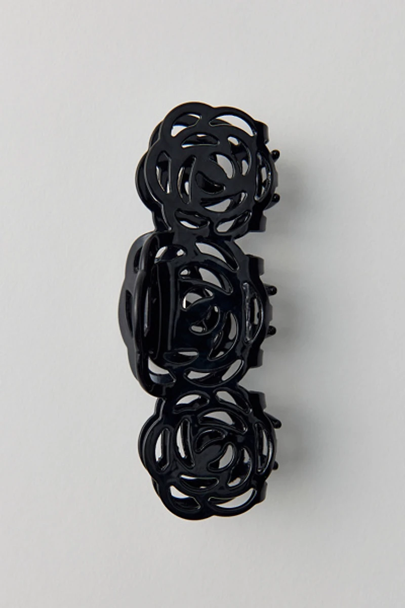 Rosette Flower Claw Clip
