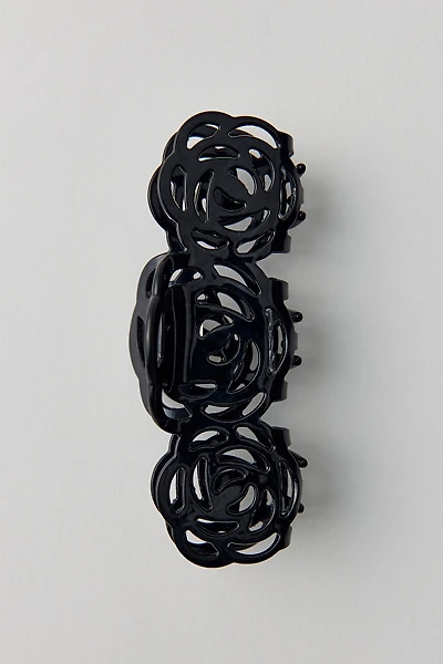 Rosette Flower Claw Clip
