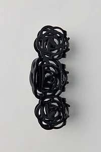 Rosette Flower Claw Clip
