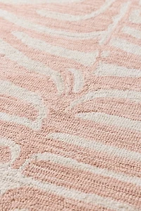 Cass Zebra Stripe Hooked Wool Rug