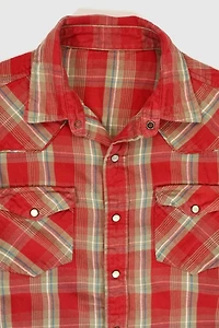 Vintage Snap Button-Down Shirt