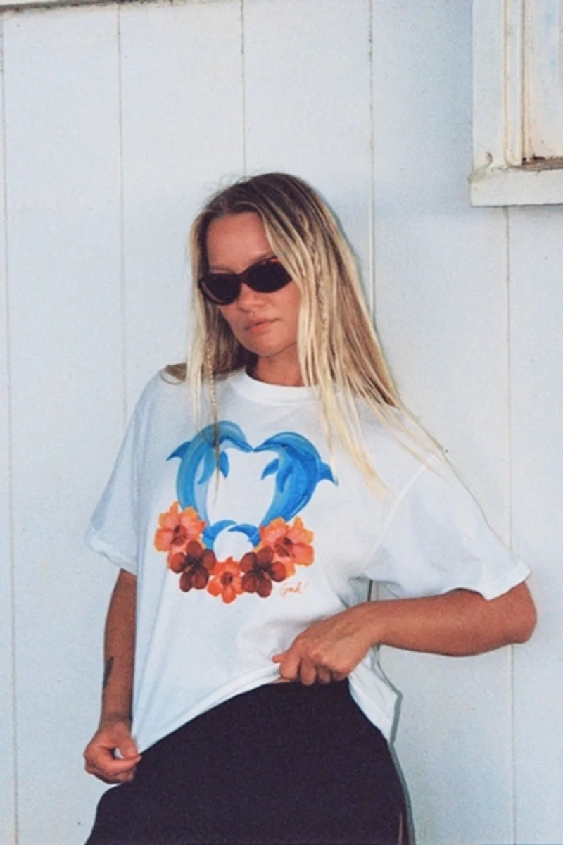 Lisa Says Gah Charlie Dolphins Tee