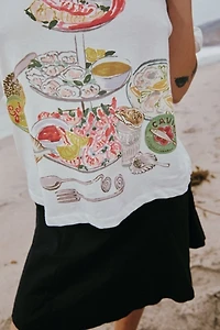 Lisa Says Gah Oyster Tower Charlie Tee