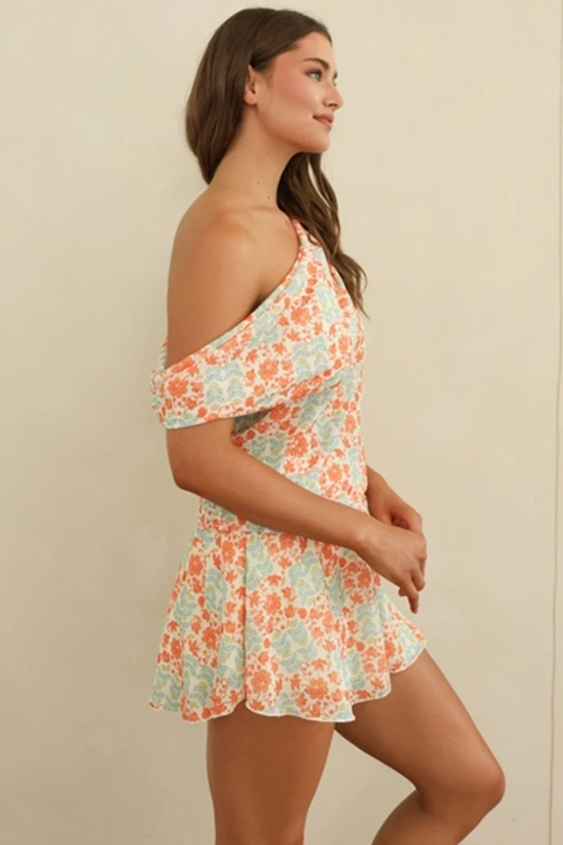 Dippin Daisys Asymmetrical Shoulder Verano Top