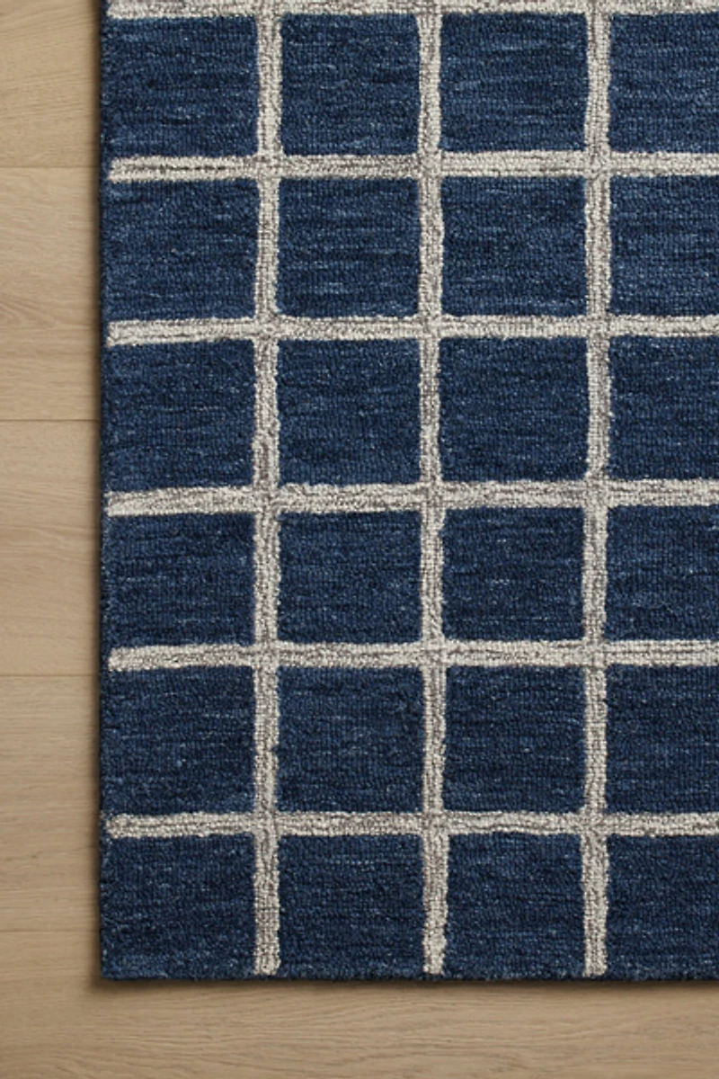 Nora Grid Hand-Tufted Rug