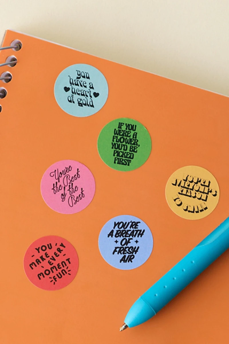 ban.do Compliment Sticker Roll & Dispenser Set