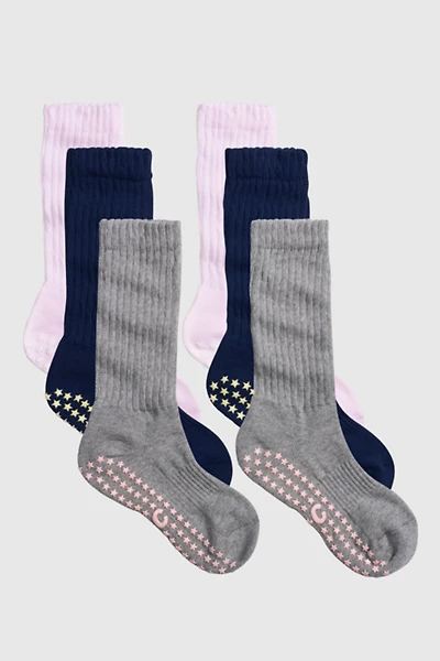 FUN+CUTE The Starry Pilates Grip Sock Set of 3