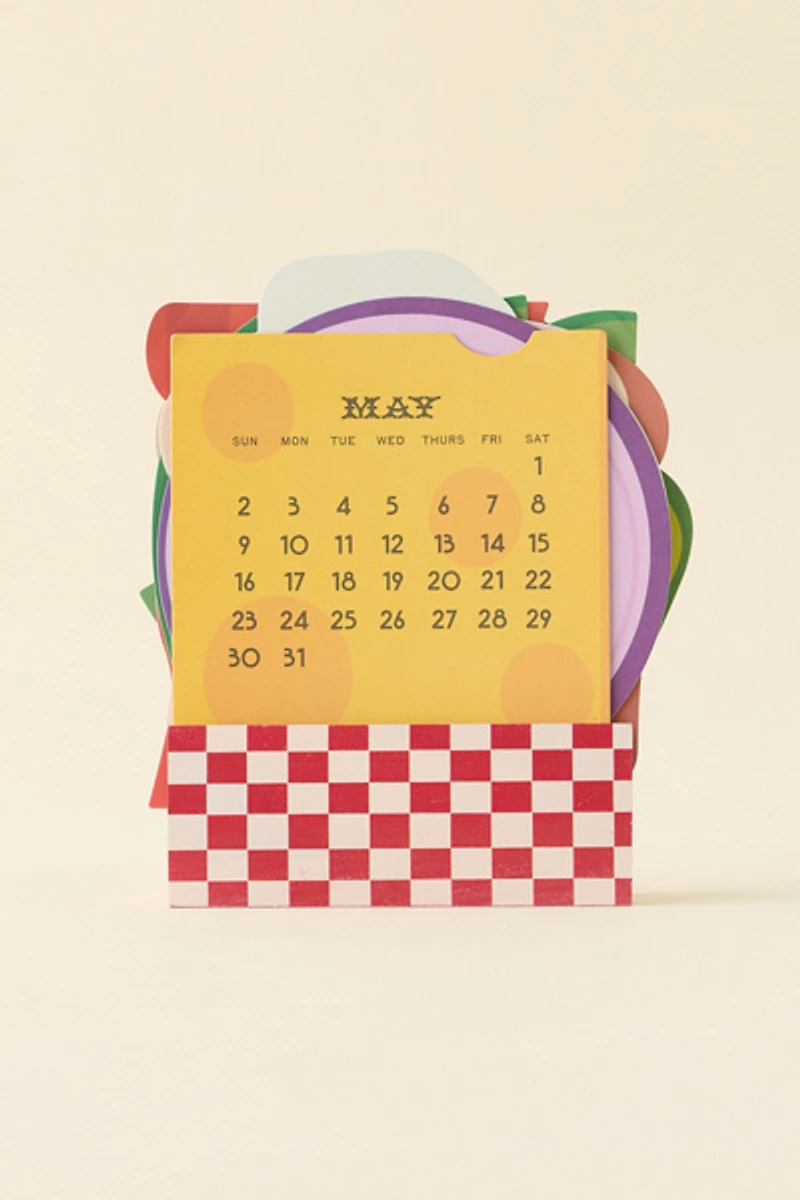 ban.do Sandwich Mini 2027 Desk Calendar