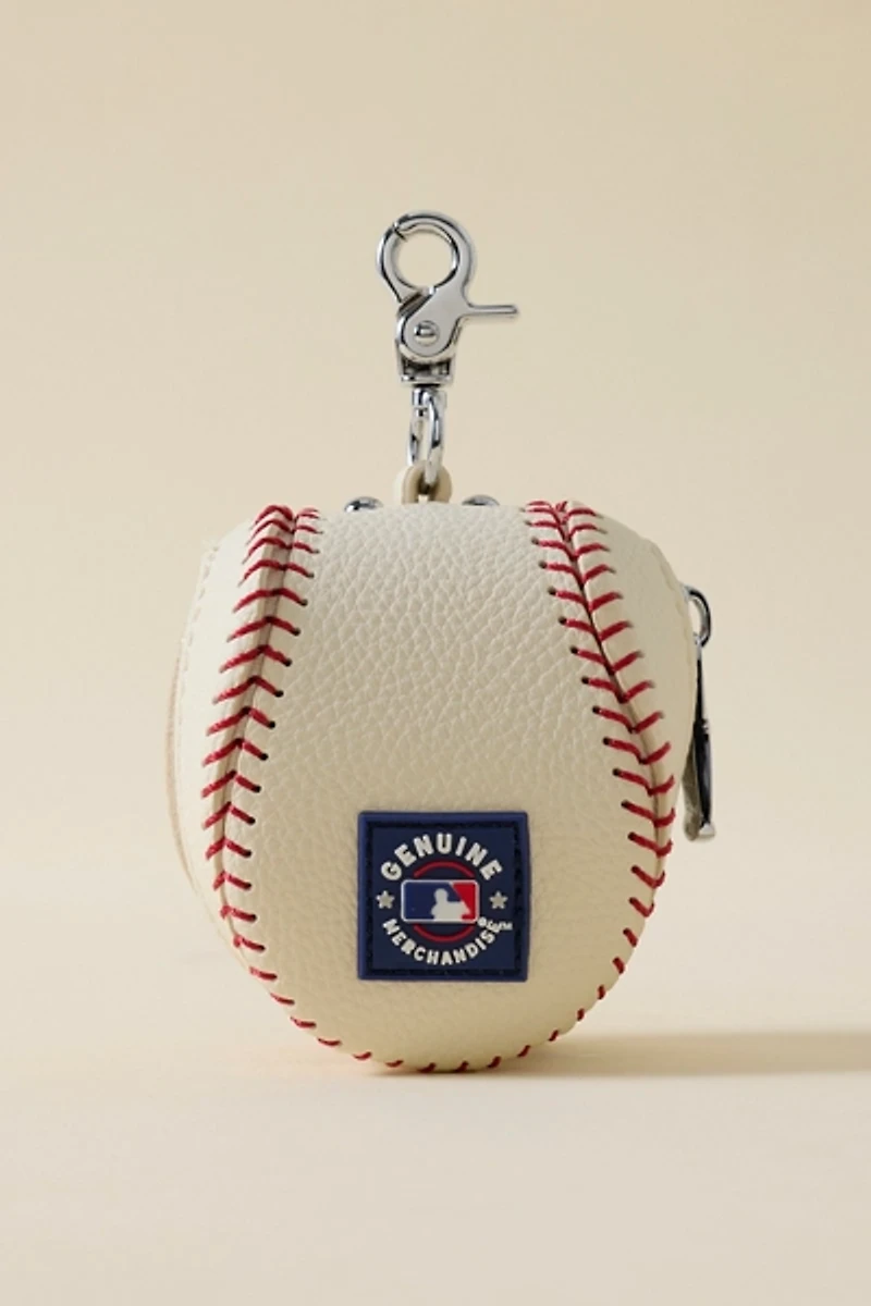 MLB Atlanta Braves Baseball Pouch Keychain