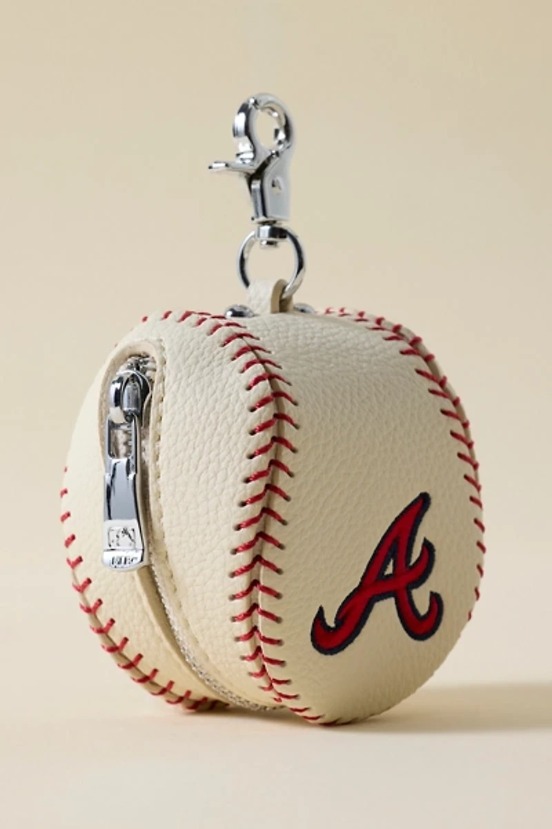 MLB Atlanta Braves Baseball Pouch Keychain