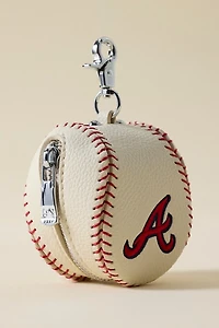 MLB Atlanta Braves Baseball Pouch Keychain
