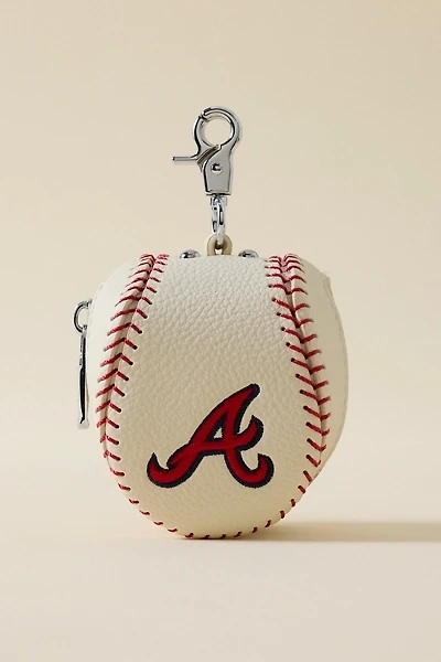 MLB Atlanta Braves Baseball Pouch Keychain