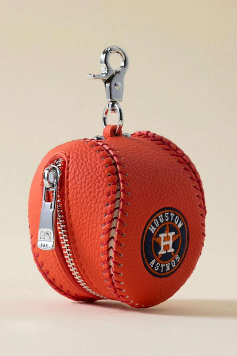 MLB Houston Astros Baseball Pouch Keychain