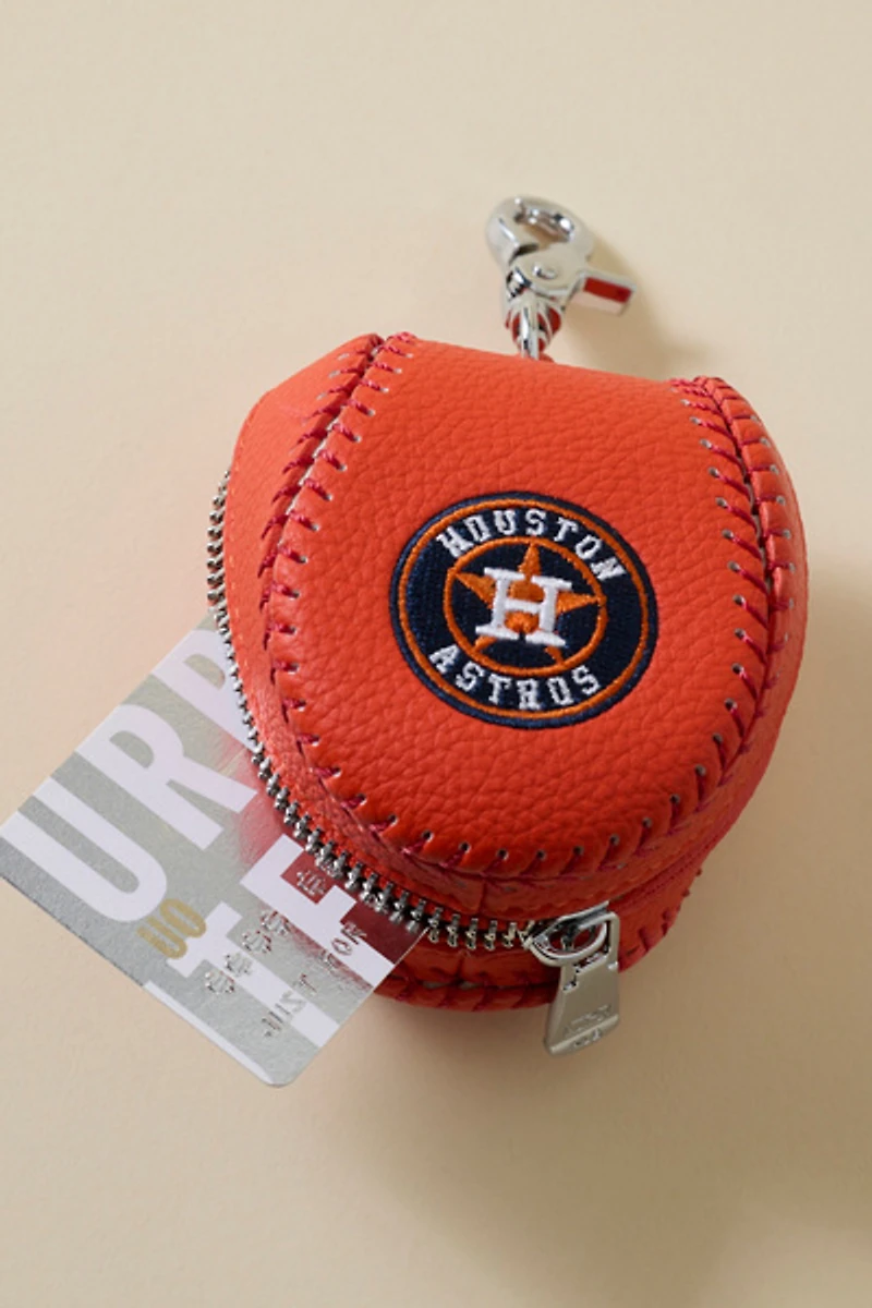 MLB Houston Astros Baseball Pouch Keychain