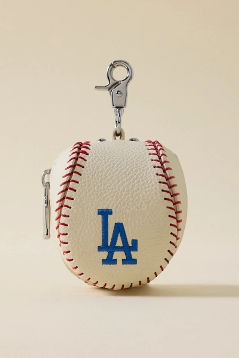 MLB Los Angeles Dodgers Baseball Pouch Keychain