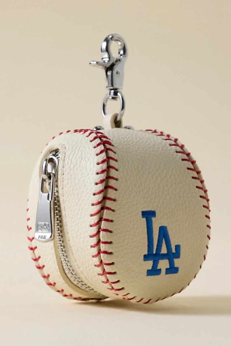 MLB Los Angeles Dodgers Baseball Pouch Keychain