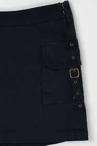 Vintage Y2k Betsey Johnson Cargo Mini Skirt