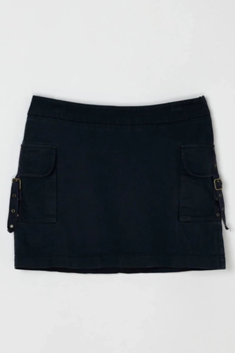 Vintage Y2k Betsey Johnson Cargo Mini Skirt
