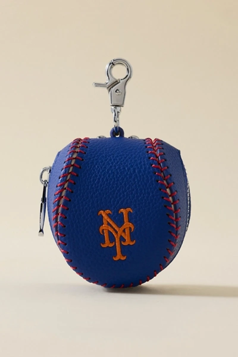 MLB New York Mets Baseball Pouch Keychain